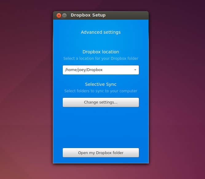 Setup Screen