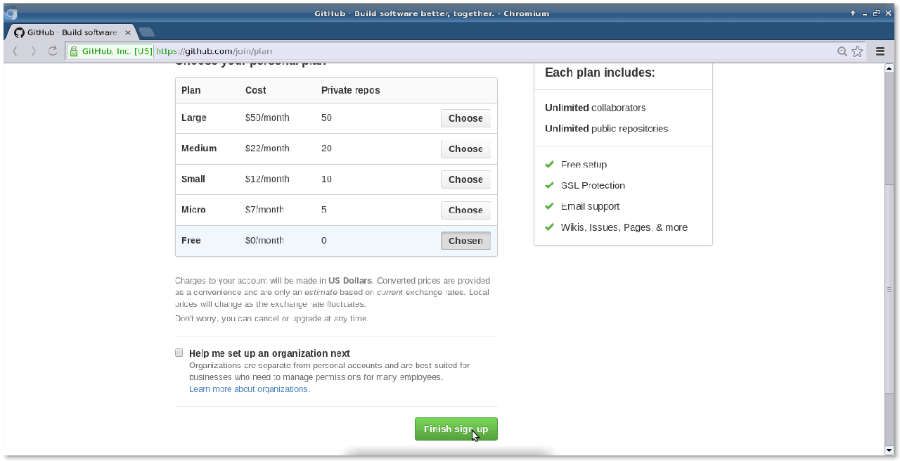 choosing plan