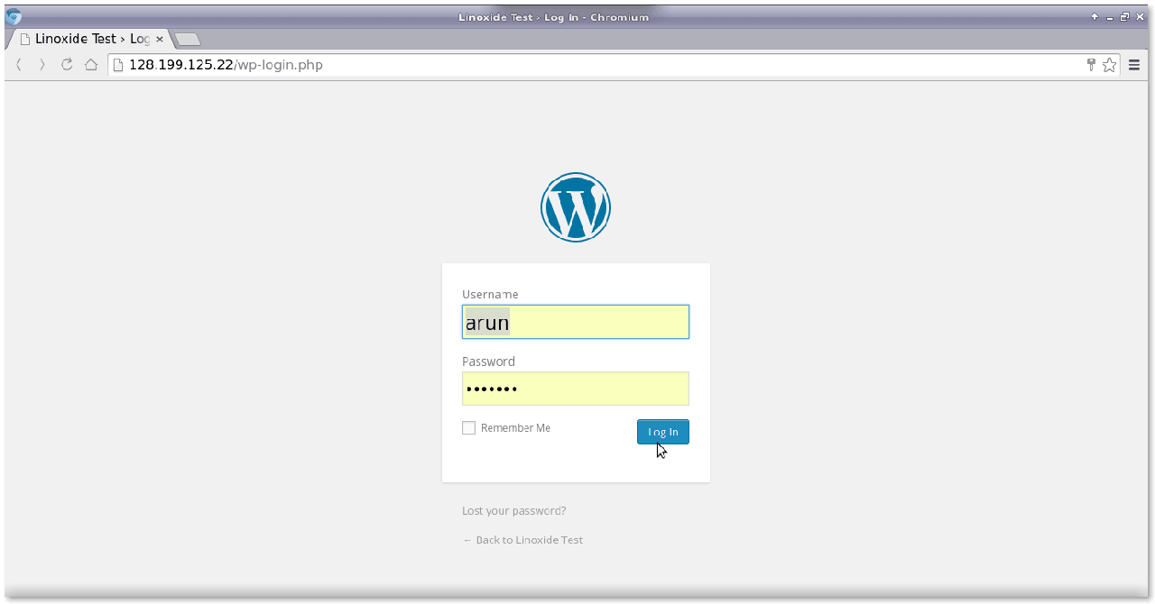 wordpress 登录