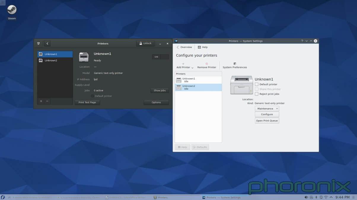 Gnome 和 KDE 添加第二个打印机