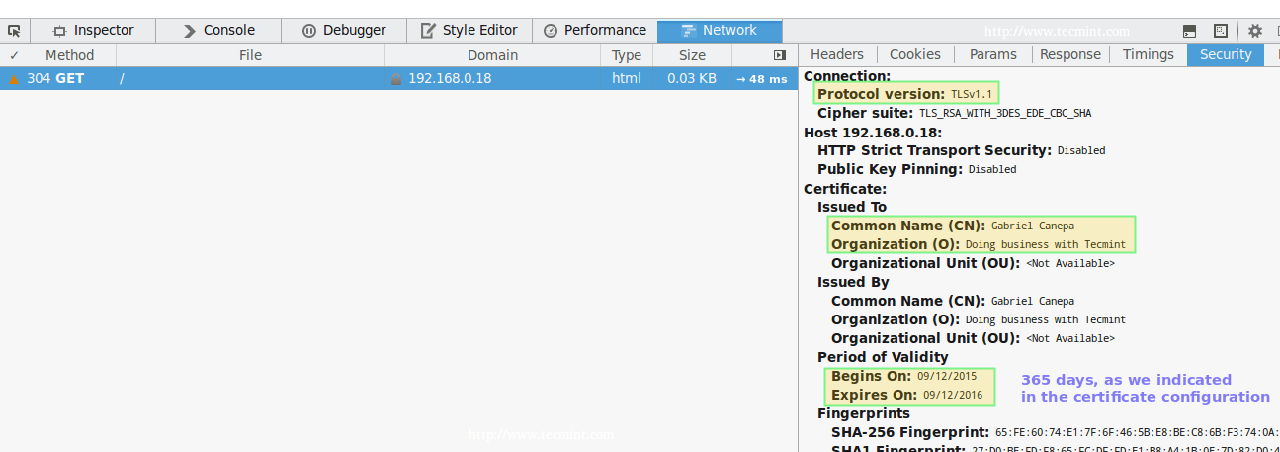 检查 Apache HTTPS 连接