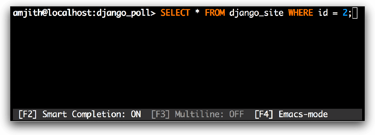 MySQL Syntax Highlighting
