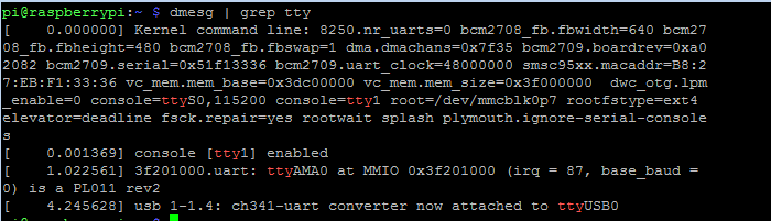 Checking the SIM900 board's USB port number Checking the SIM900 board's USB port number