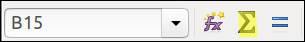 The Sum button The Sum button