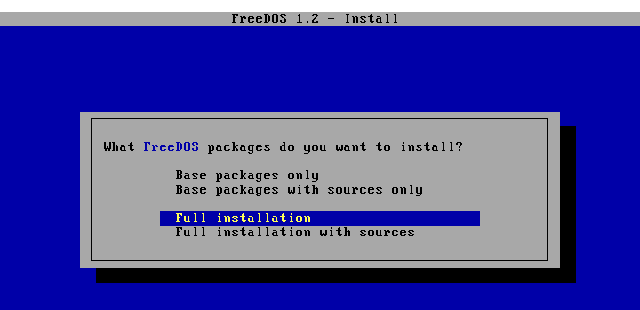 Selecting which packages to install Selecting which packages to install