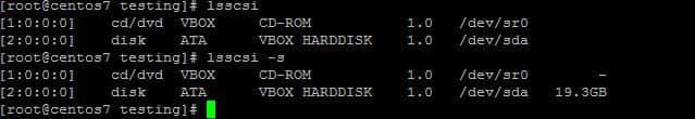 lsscsi
