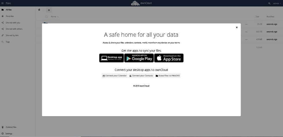 安装 owncloud