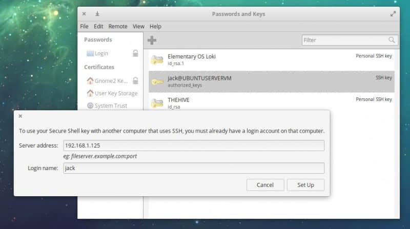 SSH key SSH key