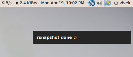 notify-send: Shell Script Get Or Send Desktop Notifications Fig:01: notify-send in action