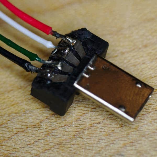 Modified USB plugs Modified USB plugs