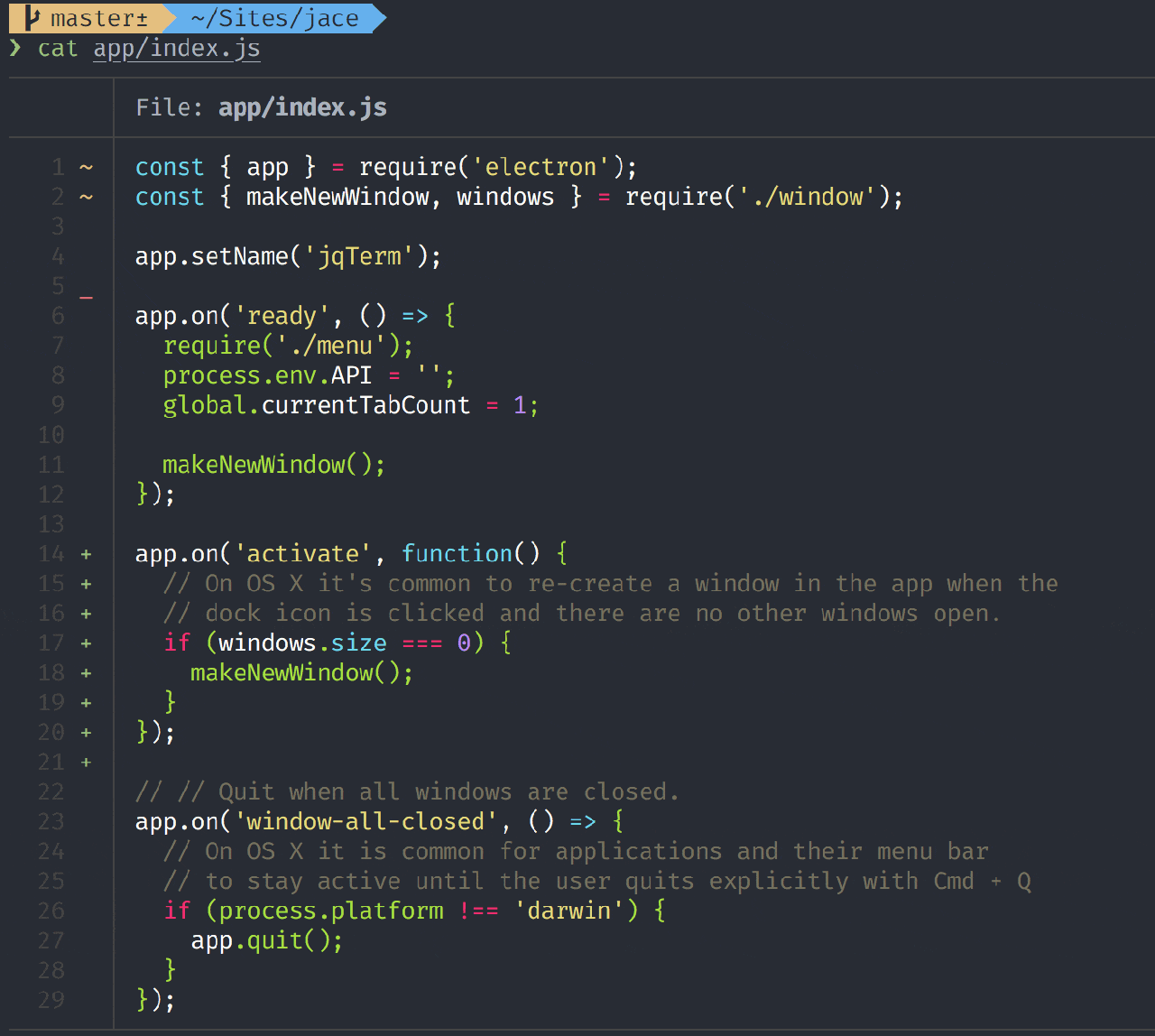 Sample bat output Simple bat output