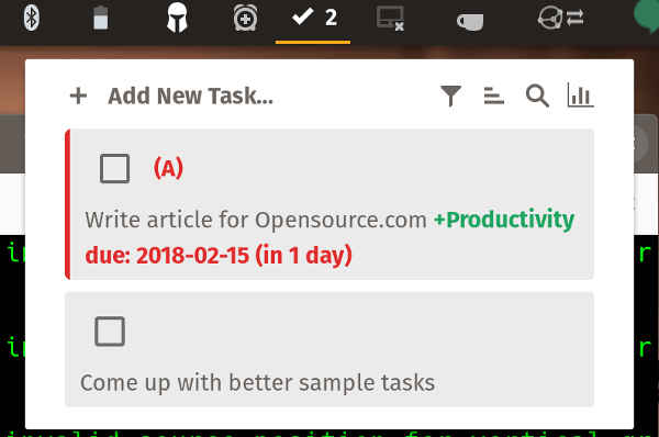 GNOME extensions in todo.txt GNOME extensions in todo.txt