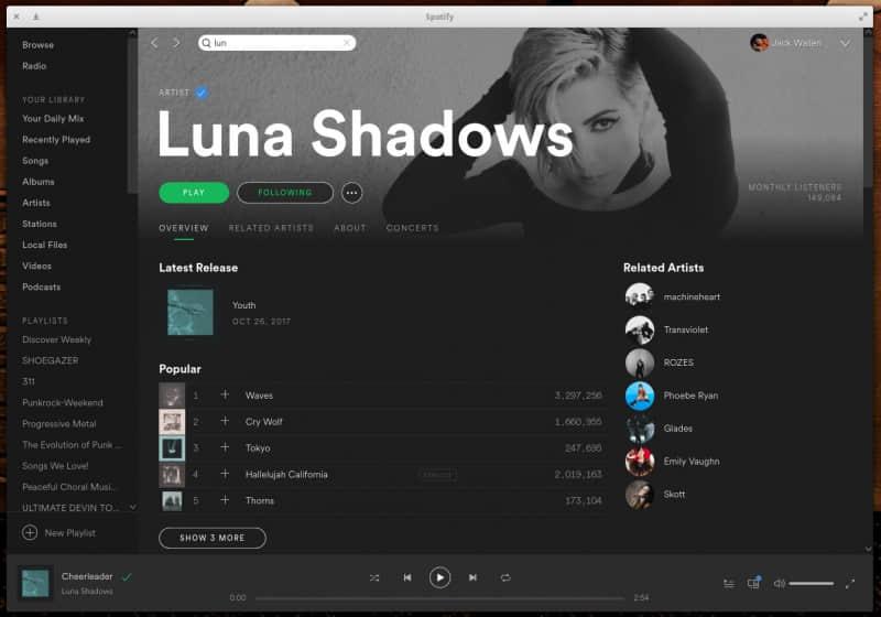 Audacious Spotify