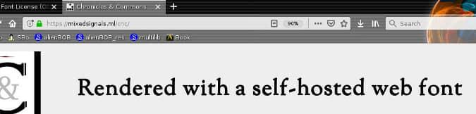Web fonts on a website 在线字体的实际效果