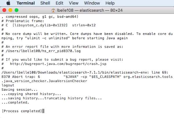 Launching Elasticsearch in MacOS. Launching Elasticsearch in MacOS.