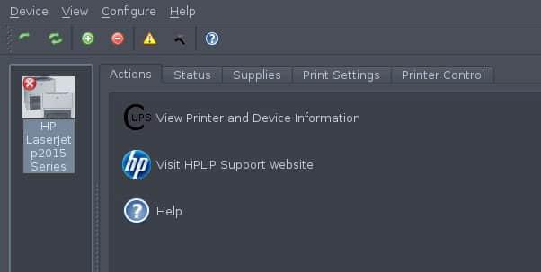 HPLIP in action HPLIP in action