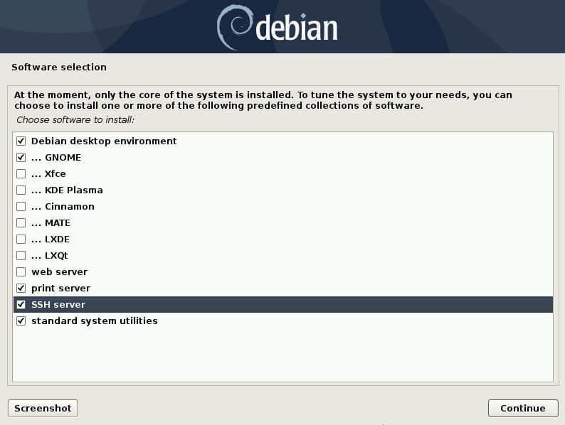 软件选择-debian10