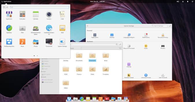 Pantheon desktop on Elementary OS Pantheon desktop on Elementary OS