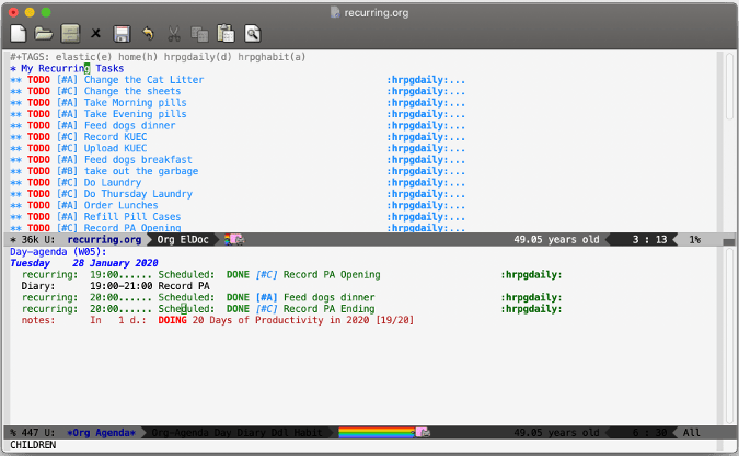 Org Mode in Emacs Org Mode in Emacs