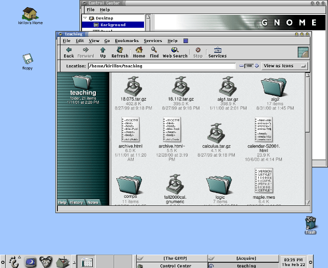GNOME 1.0 GNOME 1.0