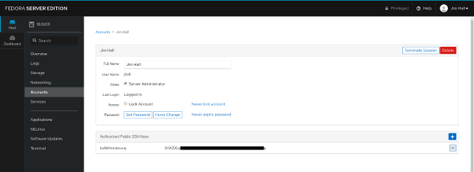 Set password or SSH key Set password or SSH key