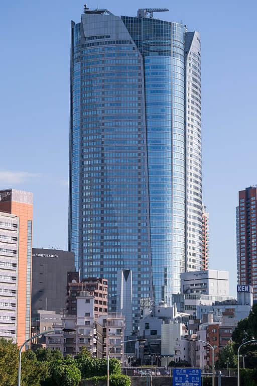Mori Tower in Tokyo, where I interviewed for Google. It's the sixth tallest building in the city, which means it's huge.