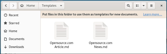 My first two GNOME templates My first two GNOME templates