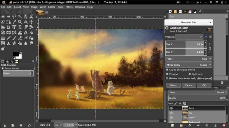 GIMP:一个用于照片编辑的GUI应用程序