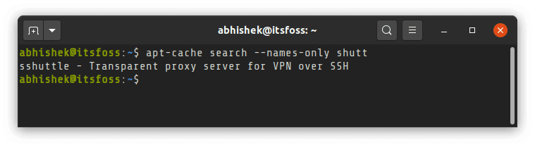 apt-cache 是一个 CLI 工具,用于在基于 Debian 的系统上与 APT 缓存交互