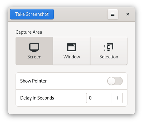 GNOME Screenshot tool GNOME Screenshot tool