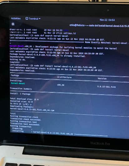 Installing development packages 安装开发包