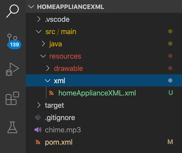 Home Appliance file structure Home Appliance file structure