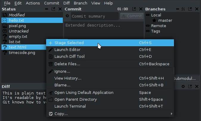 Git manual add Git 手动添加命令终端中