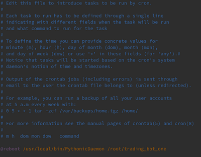 Crontab on Ubuntu Server Crontab on Ubuntu Server