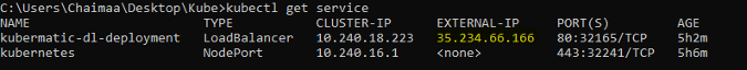 Get the IP address to call your image recognition API 获取请求图像识别 API 的 IP 地址