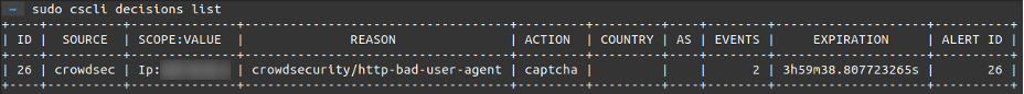 detected scan detected scan