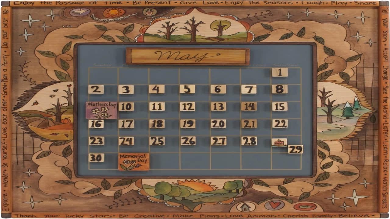 Calendar close up snapshot