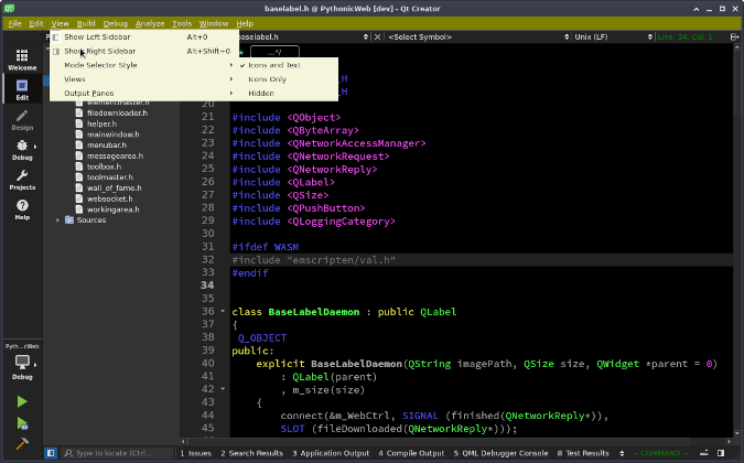 QT Creator custom stylesheet QT Creator 定制样式表