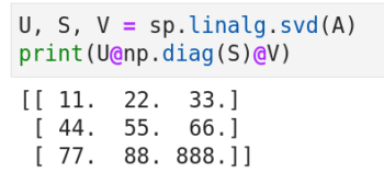图 7:用 SciPy 进行 奇异值分解
